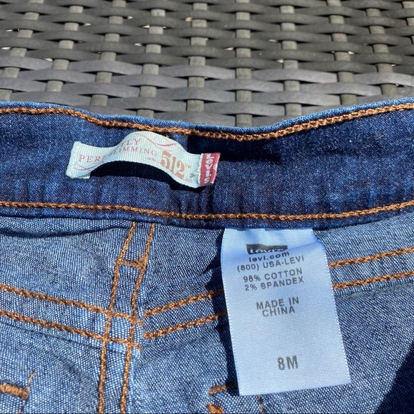 2/$20 🔵Dark Wash Levi Cutoff Shorts - Picture 4 of 6